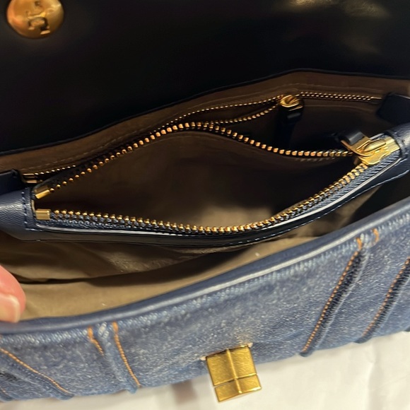 Tory Burch Kira Denim Handbag - Picture 14 of 16